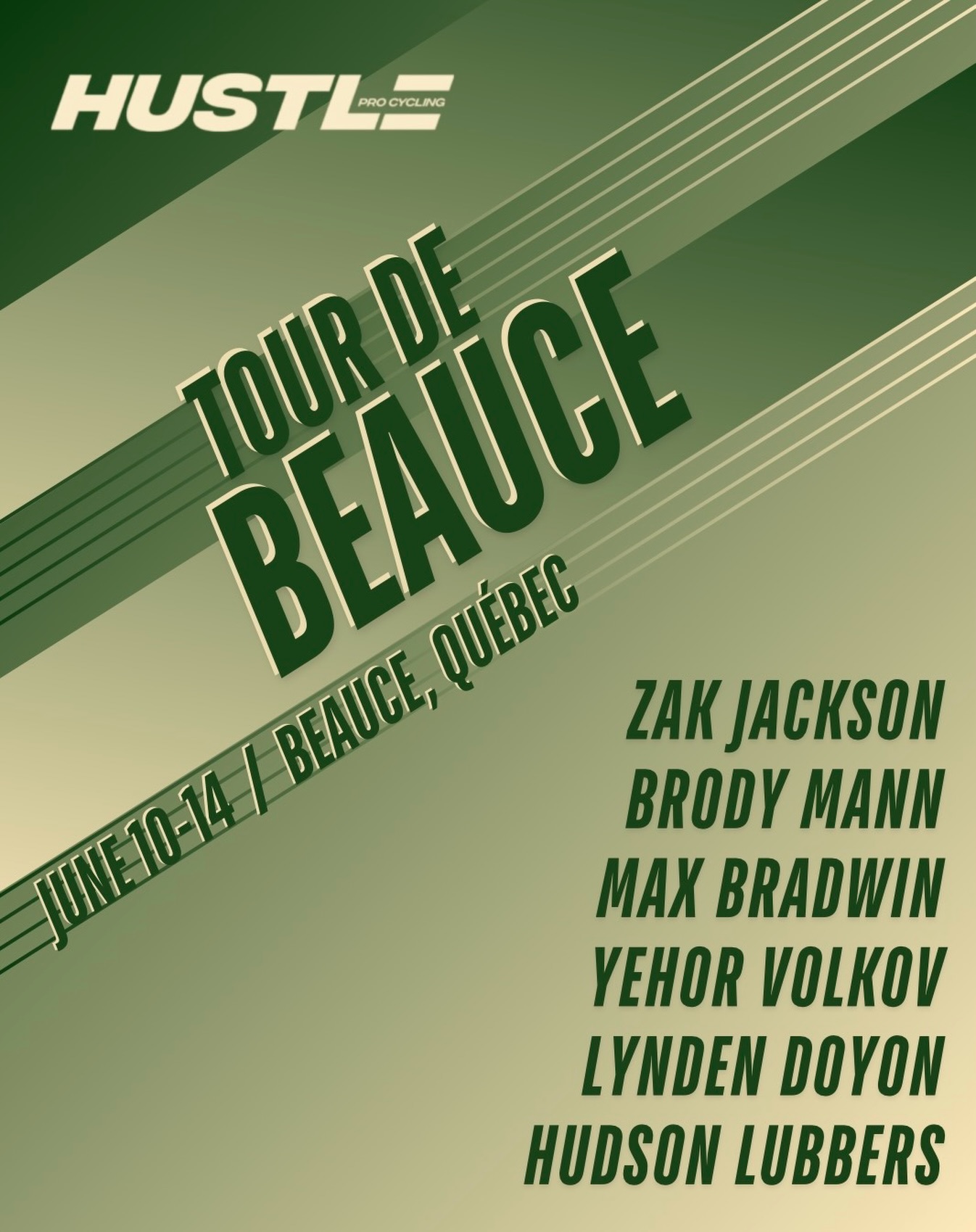 🇨🇦 Tour de Beauce 🇨🇦

The squad is set for five days of racing in Québec at one of North America’s toughest stage races.

Let’s get to work. 👊

#tourdebeauce #hustleprocycling